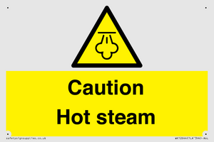 Caution Hot steam